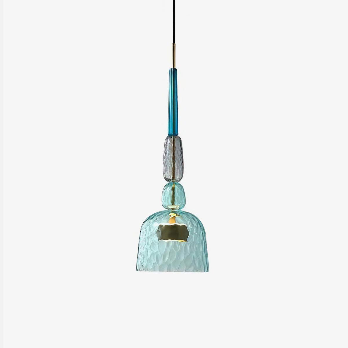 Iron Glass Chandelier Light - Colorful Candy Hand Blown Mixed Color
